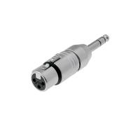 Adattatore NA3FP Jack 6,3 mm maschio, XLR femmina stereo PIN: 3 NEUTRIK