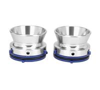 Adattatore NAB Hub da 10 pollici, compatibile con macchine a nastro Studer ReVox, manico in metallo lucido, robusto supporto in alluminio per registratori (argento)
