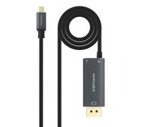 Adattatore Nanocable 10.15.5012 USB-C DisplayPort 1.4 8K PD 100W 1,8m