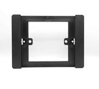 Adattatore NERO da scatola 503 a 86x86, placca adattatore riduttore da 503 a 86x86 in plastica. Supporto adattatore cassetta per termostati