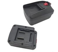 Adattatore nero per litio 18V per utensili elettrici ioni adattatore nero | Compatibile con serie da giardino, consente l'uso cross-brand, design semplice, dimensioni 90x60mm, facile installazione