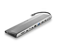Adattatore NGS Wonderdock 12 Pro USB-C a 1xUSB 2.0/2xUSB 3.0/1xUSB-C 3.0/HDMI/DP 100W/VGA/Audio/RJ-45