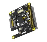 Adattatore NVME a PCIe con ventola di raffreddamento Scolorimento automatico Scheda di espansione LED per PC Computer NVMe Adapter