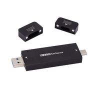 Adattatore NVME M-key M.2 NGFF a USB 3.1 Type C & 2.0 Type A maschio per SSD ...