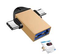 Adattatore O-T-G USB 3.0-Connettore di dati ad alta velocità, convertitore di unità flash universali, hub USB compatto | Trasferimento di file rapidi con plug and play design, adattatore versatile per
