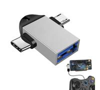Adattatore O-T-G USB 3.0-Hub di trasferimento Ultra Fast, Connettore di dati multi-dispositivo, lettore di unità flash portatile | SYNCC ad alta velocità con build compatta, plug e riproduzione affida
