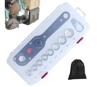 Adattatore Offset Da 19 Mm Con Bussole Da 17/21 Mm, Strumento Professionale per Viti Difficili Da Raggiungere, Set Di Chiavi Di Estensione Offset, Prolunga per Chiave per Spazi Ristretti(Style 3)
