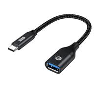 Adattatore OTG Conceptronic ABBY18B da USB-C a USB-A 3.2 Gen 2 10 Gbps Nero