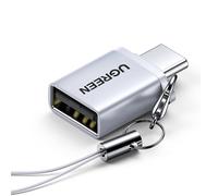 Adattatore OTG UGREEN Type C a USB 3.0, adattatore USB C OTG per Type C USB C a USB 3.0, adattatore USB C OTG compatibile con iPad Pro, Chromebook, xiaomi, OnePlus Tagli UnicaLega di alluminio