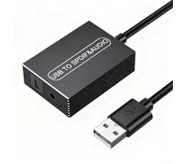 Adattatore ottico a 3,5 mm per RCA SPDIF per Toslink Digital Audio Adapter per HDTV per Blu-Ray DVD Player Cuffie 192 kHz (1,2 m)