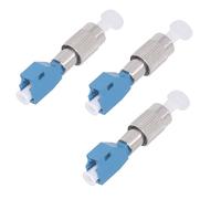 Adattatore ottico ibrido 3 pezzi FC UPC Maschio a LC UPC Adattatore Femmina Bassa Perdita di Inserzione Connettore in Fibra Ottica di Isolamento Eccellente Per Reti