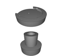 Adattatore Pad Morsetto Ricambio per Kreg Jig R3 Dima Fori Stampato 3D