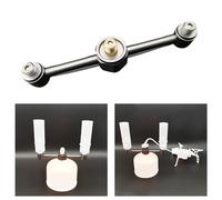 Adattatore palo lanterna a gas per escursioni e attività all'aperto tre giunti