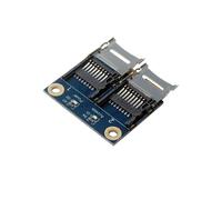 Adattatore Pci-e 2 SSD HDD per Laptop Doppio Lettore di Schede di Memoria Micro- SDHC SDXC TF A PCIe