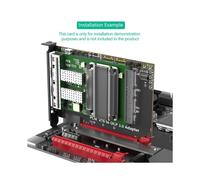 Adattatore PCI Express 5.0 16x A Gen-Z 4C+ SFF-TA-1002, Supporta Schede di Rete OCP NIC 3.0.