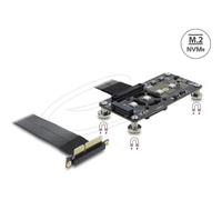 Adattatore PCIe 3.0 x4 a M.2 Key M Delock RGB con ventola
