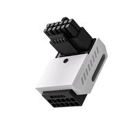 Adattatore PCIe 5.0 600W 12+4pin 90 Gradi Angolo Retto 16pin 12VHPWR Connettore GPU per RTX 3090Ti 4070Ti 4080 STD Bianco