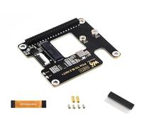 Adattatore PCIe a M.2 per Raspberry Pi 5, supporto M.2 NVMe SSD 2230 2242, supporta le modalità Gen2 e Gen3