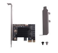 Adattatore PCIe a SSD 3.0 6G PCI-E PCI Express X1 Controller Scheda di espansione Riser Add-on Mining