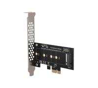 Adattatore PCIe M.2, Scheda di Espansione da M.2 un PCI E3.0 X1, M2 SSD NGFF NVME (Tasto M) un PCIe 3.0 X 1 per Slot PCI Express Desktop