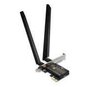 Adattatore PCIe Wi-Fi 7 Bluetooth 5.4, velocità Tri-Band senza precedenti, Bluetooth 5.4, sicurezza raffinata, ricezione Wi-Fi superiore, staffa a basso profilo (Archer TBE552E)