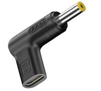 Adattatore PD da USB C a CC da 100 W, 5,5 x 1,7 mm, da USB C femmina a DC 19 V maschio, adattatore tipo C a 5,5 x 1,7 mm, per notebook Acer Series