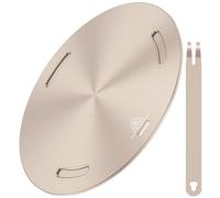 Adattatore Pentola per Piastra Induzione 16/20/24 cm con Manico Rimovibile e Base Separabile per Fornello Elettrico a Gas (24 cm)