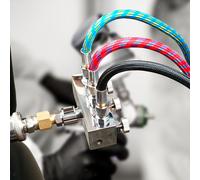 Adattatore per aerografo Accessori Splitter Connettore per aerografo Uscita