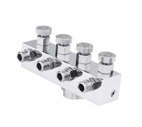 Adattatore per aerografo Splitter Presa d'aria portatile Connettore di