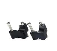 Adattatore Per Altezza Manubrio Rialzo Manubrio Per Ducati Multistrada V4 S V4S V4 Pikes Peak Rally, Adattatore Per Riposizionamento Attacco Manubrio,(Nero)