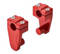 Adattatore Per Altezza Manubrio Riser Manubrio Per Raptor 700 700R 2013-2024 Banshee 350 Blaster 200 YFZ350. Staffa Di Regolazione Dell'altezza Estensibile.(ROSSO)