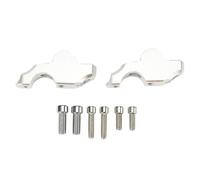 Adattatore Per Altezza Manubrio Riser Per Manubrio Per R9T R Nine T Scrambler Pure Racer Urban 2014-2022, Morsetto Di Montaggio Per Riser Manubrio.(Argento)