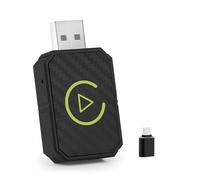 Adattatore per android auto wireless & carplay wireless 2 in1 Mini, Carplay Wireless Stick Plug Play bluetooth auto stabile e veloce, Compatibile con iOS 10+ Android 11+,Typ-C/USB Plug