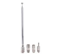 Adattatore per antenna a stelo da 3,5 mm, antenna radio FM, connettore maschio tipo F