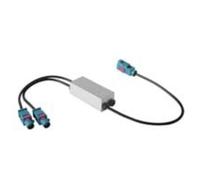 Adattatore segnale antenna Phonocar 08558 Diversity passivo per autoradio con alimentazione PHANTOM FAKRA CONNECTOR