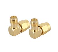 Adattatore per antenna, convertitore per antenna WiFi per cavo coassiale RF e sistemi di estensione, connettore in rame puro con superficie placcata