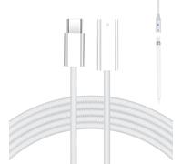 Adattatore per Apple Pencil - Cavo di ricarica USB-A a Lightning da 1 m, compatibile con Apple Pencil di 1 ° generazione, cavo di ricarica e accoppiamento Bluetooth, bianco