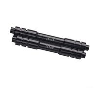 Adattatore per asse passante in alluminio per conversione da 15 mm/12 mm a 9 mm, con set di guarnizioni (posteriore 142 mm da 12 a 9)