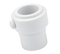 Adattatore per asta per ombrellone da piscina per manicotto stabilizzatore, anelli riduttori da 3,8 cm e 3,4 cm, boccola di base per acquaStar Waterways foro singolo filettato (1 confezione)
