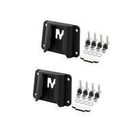 adattatore per attacco al portapacchi, blocco per borsa anteriore della bicicletta, staffa in plastica con viti, accessori per biciclette pieghevoli