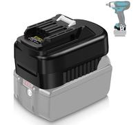 Adattatore per attrezzi Makita da 12 V, per batteria Makita da 18 V LXT da convertire a batteria agli ioni di litio Makita 12 V Max CXT BL1021B BL1016, su strumento elettrico a batteria Makita da 12 V