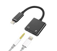 Adattatore per auricolari da jack Lightning a 3,5 mm per iPhone (2in1) cavo caricabatterie certificato per Apple MFI cuffie presa accessorio per 14 13 12 11 Pro Max per iPad Air audio auto auricolare