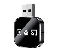 Adattatore per auto 3 in 1 - Plug and Play, connessione facile, connessione automatica wireless, comodo per l'uso quotidiano e in viaggio | Pubblico di destinazione: conducenti, appassionati di veu