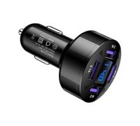 Adattatore per auto a 4 porte per ricarica rapida, multi USB, alimentatore caricabatterie ad alta velocità, unità compatta portatile | per telefoni cellulari, tablet, controller di gioco, universale