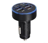 Adattatore per auto a ricarica rapida, 100 W, con 4 porte PD e 4 porte USB-A, compatibile con la maggior parte dei veicoli, tra cui auto, camion e furgoni