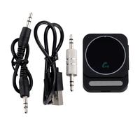 Adattatore per Auto Bluetooth 5.3 AUX Ricevitore Audio Bluetooth con Annull7267