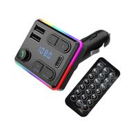 Adattatore Per Auto Con Trasmettitore - Convertitore Audio Per Veicoli, Hub Di Ricarica A Doppia Porta | Il Dispositivo Di Streaming Musicale Abilitato Al Controllo Remoto Supporta Gli Smart