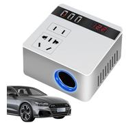 Adattatore per auto per spina di tappatura, inverter per veicoli per laptop,Convertitore per compressore d'aria - Adattatore per spina auto, porte di ricarica rapida USB 150W pollici