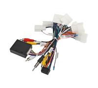 Adattatore per autoradio, cablaggio per unità principale auto, facile installazione con adattatore CANBUS USB per comandi al volante Prius Prado