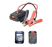 Adattatore per avviatore di emergenza per auto compatibile con batterie A3 e 2106, doppie porte USB e uscita 12 V per alimentazione del veicolo, compatto (D)